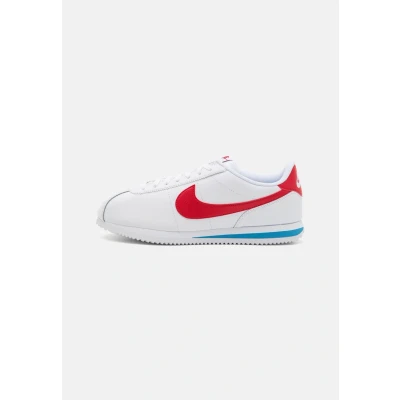 Image of Nike Sportswear Cortez Trainers, Men&#039;s, Size: 6, White/varsity red/varsity blue Leather and textile