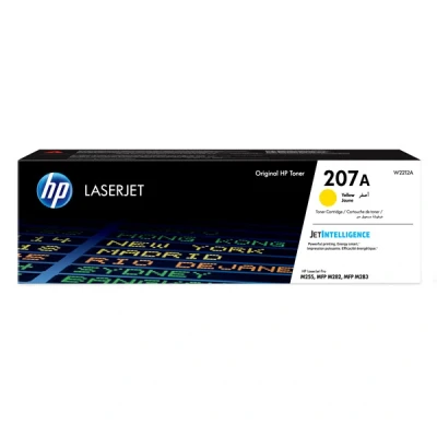 Image of HP W2212A 207A Original LaserJet Toner Cartridge, Yellow, Single Pack
