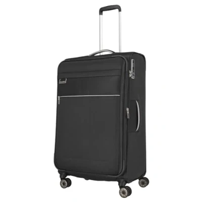 Image of travelite Suitcase Set 4 Pieces, Nachtschwarz, Trolley L erweiterbar (77 cm),
