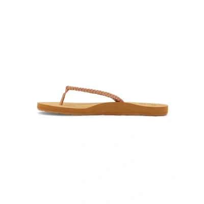 Image of Roxy Costas Tbar sandals, Women&#039;s, Size: 6, Rose gold Polyester