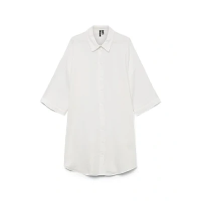 Image of Vero Moda Vmnatali Buttondown blouse Snow white, Women&#039;s, Size: XS, white