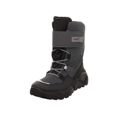 Image of Superfit Rocket Laceup boots for kids, Size: 12.5K, Schwarz/grau Textile/synthetics