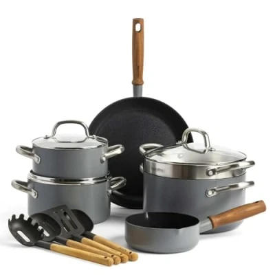 Image of GreenPan Cookware set With Kitchen Tools Mayflower Pro 5 piece
