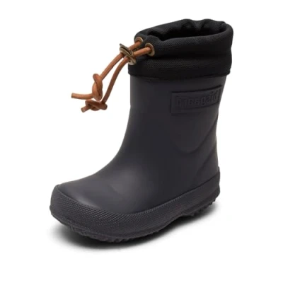 Image of Bisgaard Thermo Boot Unisex Wellies for kids, Size: 10K, Blue Natural rubber
