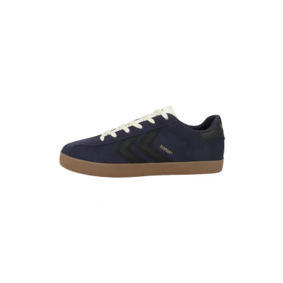 Image of Hummel Sneaker Unisex Trainers, Size: 6.5, Black iris leather and imitation