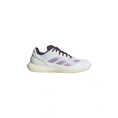 Image of adidas Performance Defiant Speed 2 Multicourt tennis shoes cloud white powder plum aurora plum, Women&#039;s, Size: 3.5