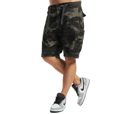 Image of Brandit Men&#039;s Packham Vintage Shorts, Darkcamo, XXL