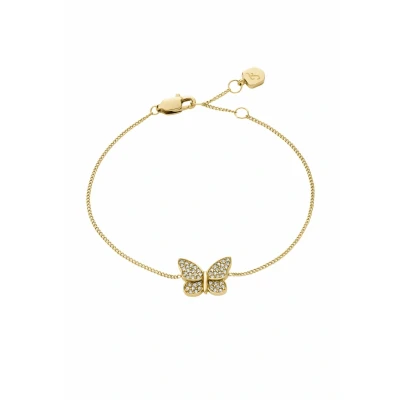 Image of Fossil Women&#039;s Stainless steel with lobster clasp closure slim chain bracelet, One Size, Steel, No Gemstone