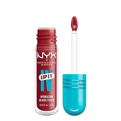 Image of NYX Professional Makeup Gloss Serum Lip IV, Bubblegum Burst, Moisturising for Shiny Lips in Wet Look, 5 ml