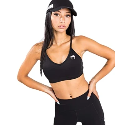Image of Venum Essential LOW Impact Light support sports bra, Women&#039;s, Size: Large, Black