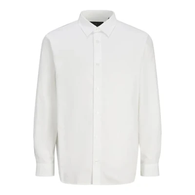Image of Jack &amp; Jones Premium Jprblabushwick Stanley Formal shirt, Men&#039;s, Size: Large, White
