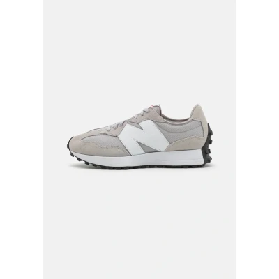 Image of New Balance 327 Unisex Trainers, Size: 5, Rain cloud Leather and textile