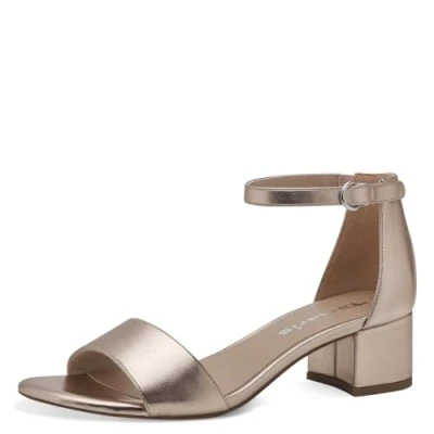 Image of Tamaris Sandals, Women&#039;s, Size: 3.5, Rose gold Synthetics