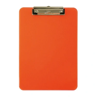 Image of Maul Writing Board, Plastic, A4 clipboard, Hanging Loop Orange