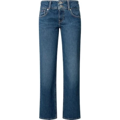 Image of Pepe Jeans Venus Straight leg jeans, Women&#039;s, Size: 30x30, Blue denim