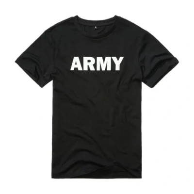 Image of Brandit ARMY Print Tshirt, Men&#039;s, Size: XXL, Black