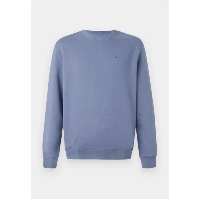 Image of Tommy Jeans FLAG CREW Sweatshirt, Men&#039;s, Size: 40, Blue moment
