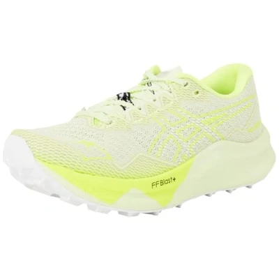 Image of Asics FUJI Speed 3 Trail running shoes, Women&#039;s, Size: 7.5, Cool matcha/safety yellow Textile/synthetics