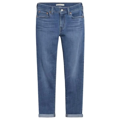 Image of Levi&#039;s Women&#039;s Mid Rise Boyfriend Jeans, Lapis Gem, 34W / 30L