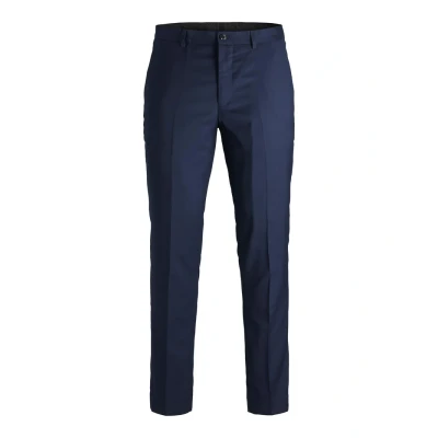 Image of JACK &amp; JONES Men&#039;s Jprfranco Noos Trousers Suit Pants, Dark Navy, 34
