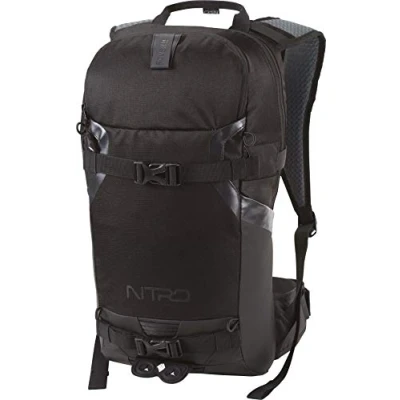 Image of Nitro Unisex Rover 14 Snowboard Rucksack Touring Backpack Biker (Pack of 1), Black Out, Long, Modern