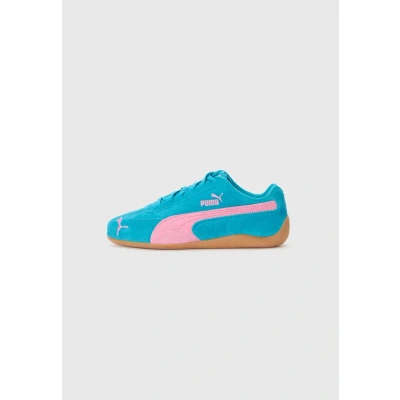 Image of Puma Speedcat OG Unisex Trainers, Size: 3.5, Tropical blue/poised pink shoes