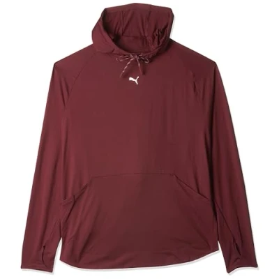 Image of Puma Modest Hoodie Long sleeved top, Women&#039;s, Size: XS, Ruby shimmer