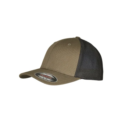 Image of Flexfit Cap, Size: L/XL, Olive/black