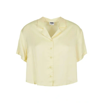 Image of Urban Classics Buttondown blouse, Women&#039;s, Size: XS, Softyellow
