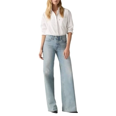 Image of Levi&#039;s Women&#039;s 728 Hr Wide Leg Jeans, Headwinds Ahead, 31W / 32L
