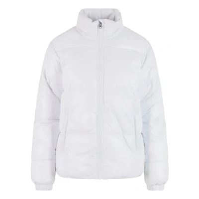 Image of Urban Classics Shiny Winter jacket, Women&#039;s, Size: Large, White