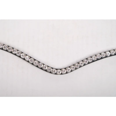 Image of Montar Fair Browband Clear Crystal Curved