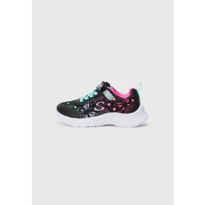 Image of Skechers Girl&#039;s Jumpsters 2.0 Butterfly Flush, Black, 12 UK Child