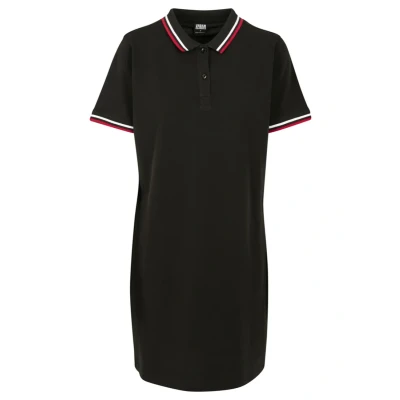 Image of Urban Classics Ladies POLO Dress Day dress, Women&#039;s, Size: Small, Black