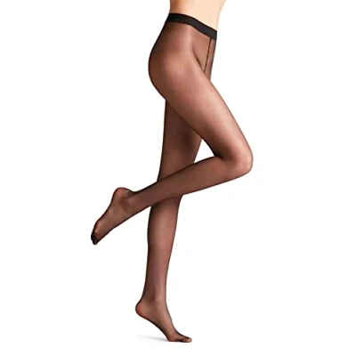 Image of Falke Seidenglatt 15 Denier Transparent Silky Tights, Women&#039;s, Size: Small, Black