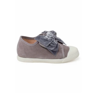 Image of Pisamonas LAZO Baby shoes for kids, Size: 4.5K/5K, Gris Textile