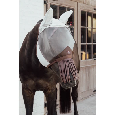 Image of Kentucky Fly Mask Classic with Ears and Nose Fringes