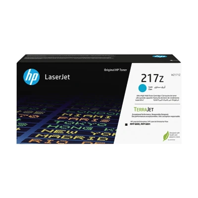 Image of HP 217Z CYN Original Laserjet Toner CRTG