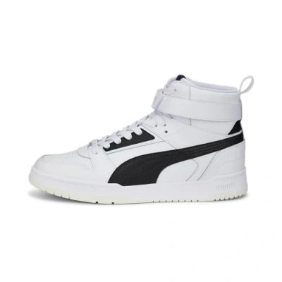 Image of Puma Unisex&#039;s Rbd Game Sneaker, White Black Team Gold, 5.5 UK