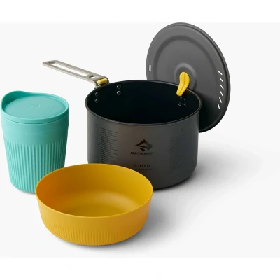 Image of Sea to Summit Frontier UL One Pot Cook Set [1P] [3 Piece] 2L w/ M Bowl and Ins Mug Cooking sets