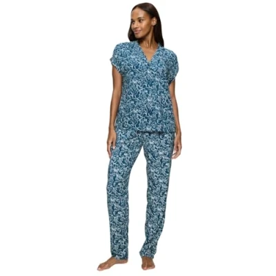 Image of Triumph Boyfriend FIT set Pyjama Sea blue, Women&#039;s, Size: 18, blue