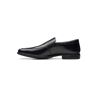 Image of Clarks Howard EDGE G Smart slipons, Men&#039;s, Size: 10, Black Leather