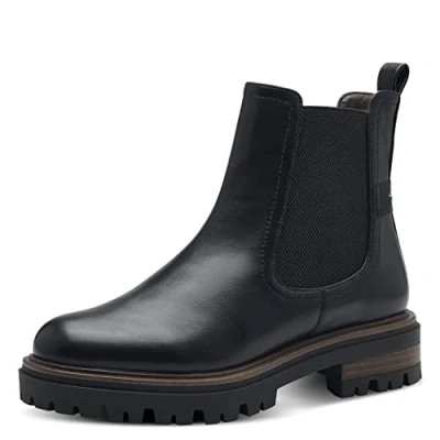 Image of Tamaris Chelsea Classic ankle boots, Women&#039;s, Size: 5, Black matt Synthetics