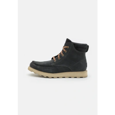 Image of Sorel Men&#039;s Madson II Moc Toe Waterproof Boot, Grey Coal, 12 UK