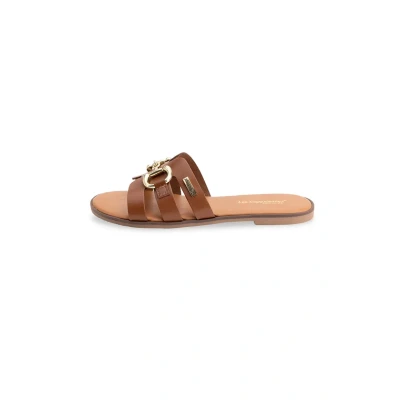 Image of Les Tropeziennes Girl Hamia Shoes City Mule and Clog, Tan, 37 EU