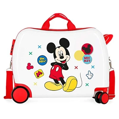 Image of Disney Mickey Enjoy the Day Cabin Suitcase, Oh Boy, 50x38x20 cms, Children Suitcase