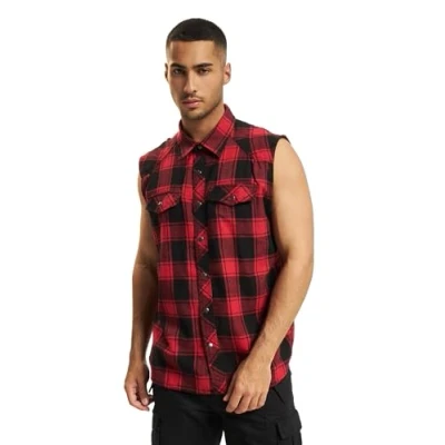 Image of Brandit Top, Size: 4XL, Red/black