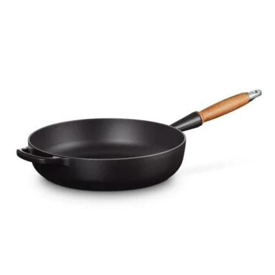 Image of Le Creuset sauté pan Sauteuse Signature Matte Black ø 28 cm / 3.6 liters enameled non stick coating
