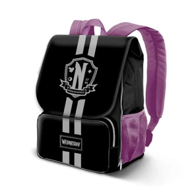 Image of Wednesday School EXP Expandable Backpack, Black, 30 x 45 cm, Capacity 28 L, One Size, Backpack