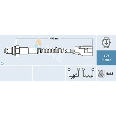 Image of Lambda Sensor FAE 77644